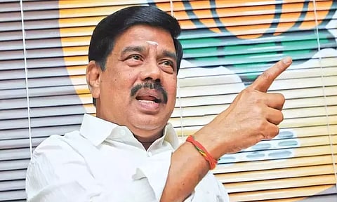 BJP state vice president Karu Nagarajan