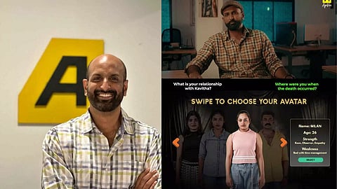 Tuhin Menon (CEO of Asiaville), stills from 'Who killed Kavitha' and 'Let Me Out' shows