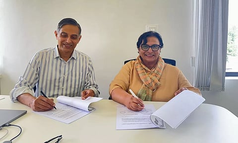 MOU Signing - Avesthagen and Apollo AyurVAID