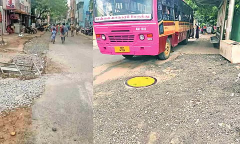 Chennai roads cut wide open as departments violate Chennai Corporation's order
