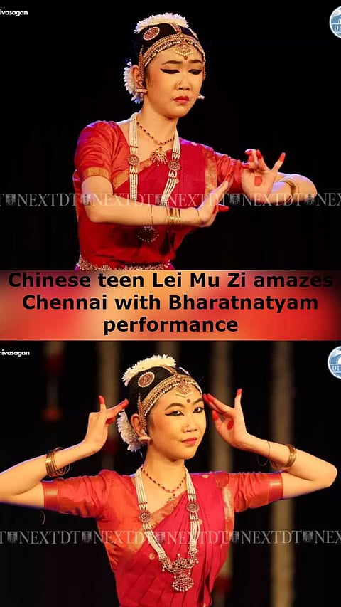 Chinese teen Lei Mu Zi amazes Chennai with Bharatnatyam performance