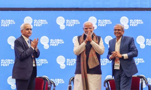 PM Modi at Global Fintech Fest event (IANS)