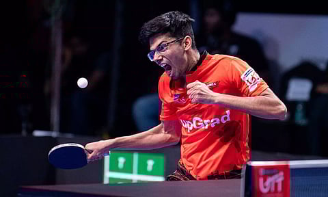 Manav Thakkar beats Sharath Kamal as U Mumba TT snatches narrow win over Chennai Lions