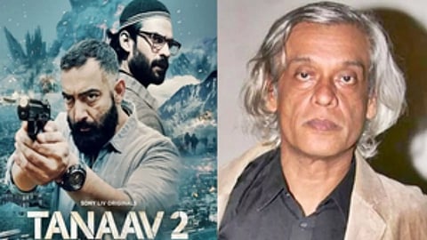 Tanaav 2 poster and Sudhir Mishra (IANS)