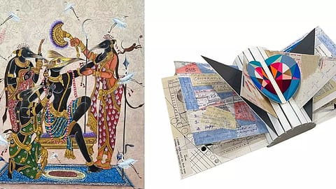 Artwork by Sitikanta (L) and Neerja (R)









