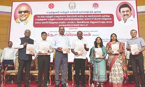 Health Minister Ma Subramanian on Monday released a manual on standard guidelines for the prevention of dengue and other related diseases&nbsp;&nbsp;