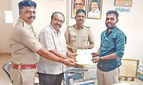 Cholapuram businessman donates land worth Rs 2 crore for police station construction
