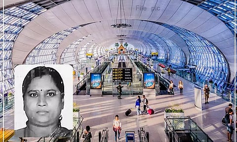 Representative image of Airport; Nirmala (inset)