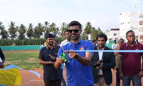 Badrinath launches Super Kings Academy in Madurai&nbsp;
