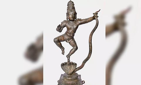 Chola period metal idol of Kaliya Kalki (Dancing Krishna) worth Rs 5.2 crore