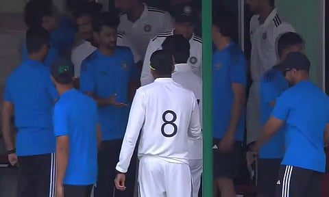 Players shake their hands after the match (Photo: X/bcci)