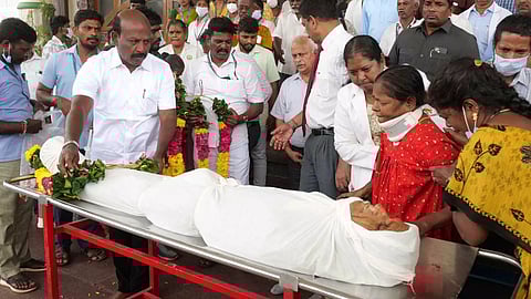 Ma Subramanian paid his respects to 59-year-old Murali (Image/X)