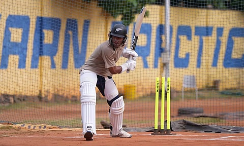 Rachin Ravindra at a training session (Super Kings Academy)