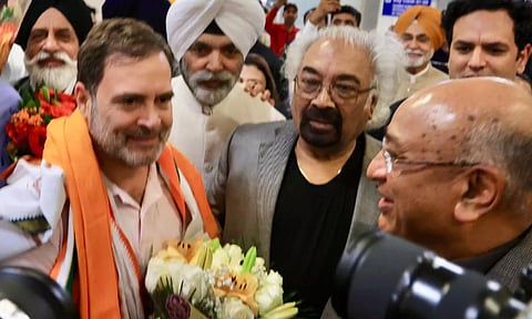 Cong leader Rahul Gandhi arrives in US