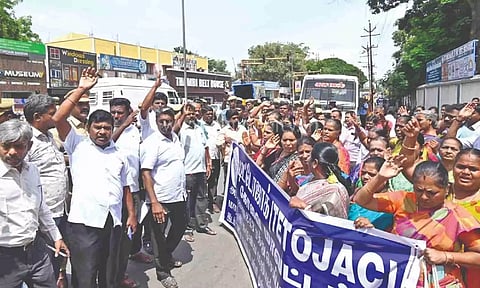 TETO-JAC protest in Coimbatore (File photo)