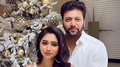 Jayam Ravi with Aarti (Instagram)