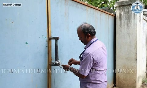 The Madras Race Club in Guindy has been sealed by revenue officials (Photo: Justin George)