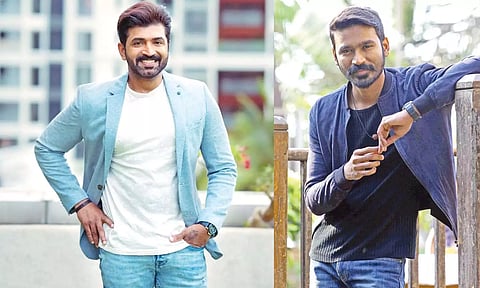 (L-R) Arun Vijay, Dhanush&nbsp;