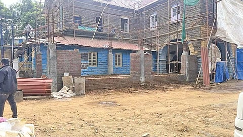 Ongoing development works at Coonoor railway station