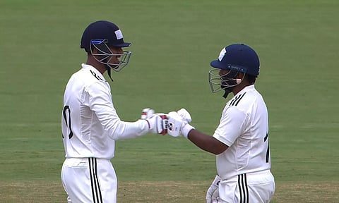 Visuals from the ground