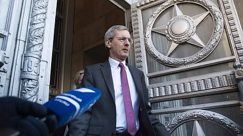 British ambassador to Russia, Laurie Bristow (AP)