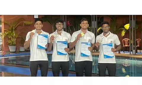 Nithik Nathella, Danush Suresh, B Benedicton Rohit, and Adhithya Dinesh (Instagram: Sportstn)