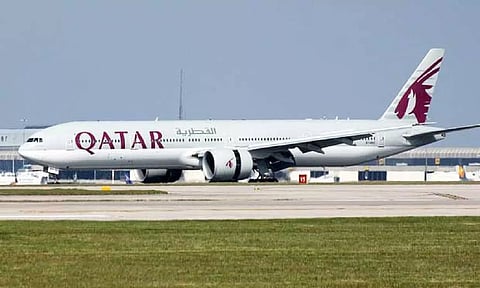 Qatar Airways flight