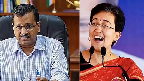 Arvind Kejriwal, AAP leader Atishi (PTI)