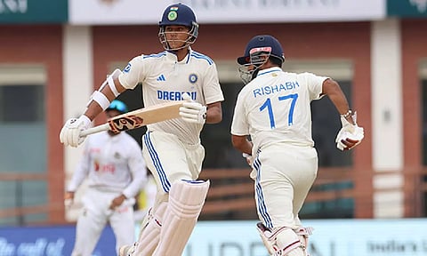 Jaiswal, Pant partnership help India to recover from 34/3 against Bangladesh in 1st Test