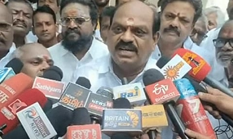 AIADMK senior leader Vaithilingam, sons booked for Rs 27 crore corruption