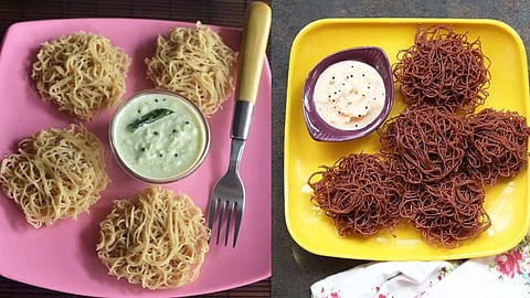 Wheat idiyappam, ragi idiyappam