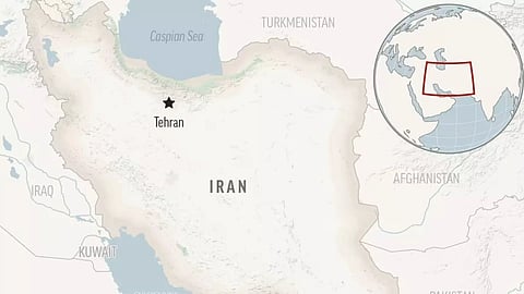 Iran map (AP)