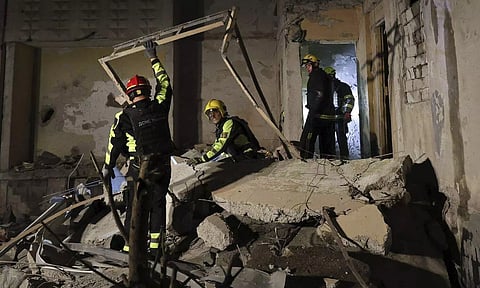 Rescue service underway in Ukraine (AP)