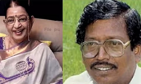 Playback singer P Susheela and Poet Mu Metha