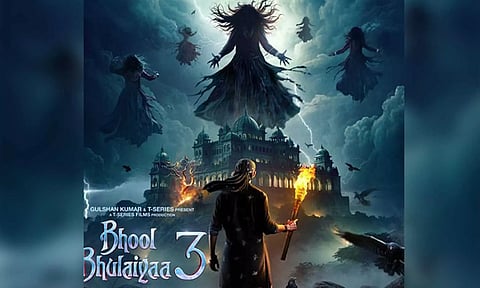 Kartik Aaryan's Bhool Bhulaiyaa 3 poster (Instagram/@kartikaaryan)