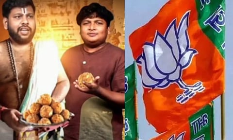 Video screengrab; BJP Flag