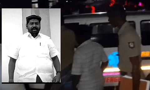 DMK functionary; Visual from the spot