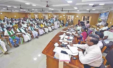Farmers’ grievances redressal meeting in Thanjavur on Friday