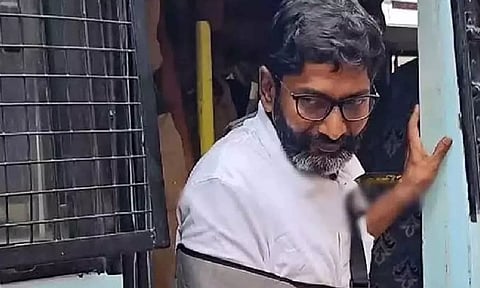 The photo that Savukku Shankar posted on September 27, captioning it “I am permanent, won’t be destroyed” (X)