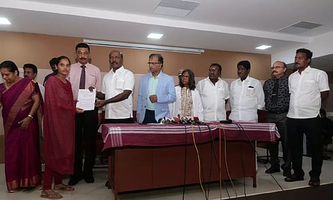 Health minister Ma Subramanian handed over appointment orders to 43 personnel appointed on contract basis at the National Institute of Ageing in Guindy on Saturday.