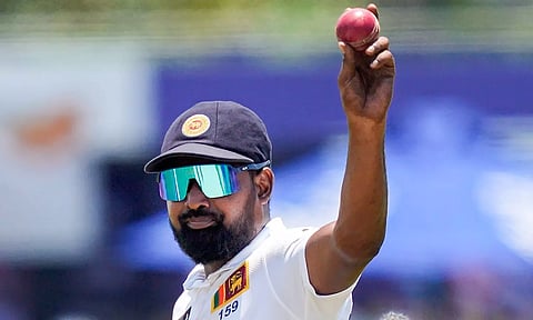 Prabath Jayasuriya scalped six wickets in first innings