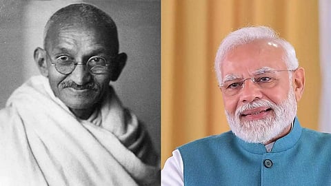 Mahatma Gandhi, PM Modi (PTI)&nbsp;