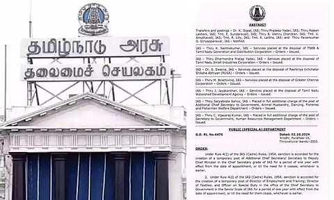 Tamil Nadu government order