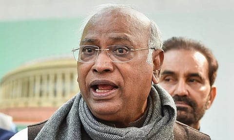 Congress president Mallikarjun Kharge (PTI)