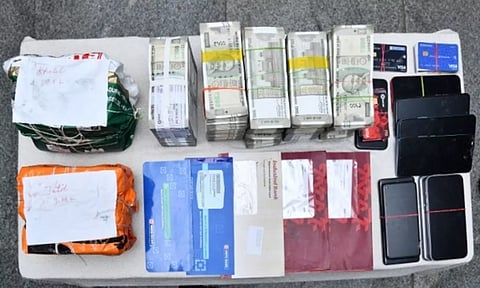 Recovered Rs 50 lakh cash from the cyber fraudsters