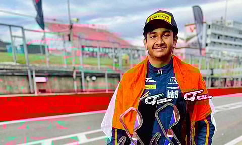 Sai Sanjay with the trophy