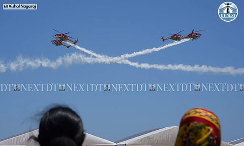 Visuals of the Indian Air Force Air show (Photo: Vishal Nagaraj)