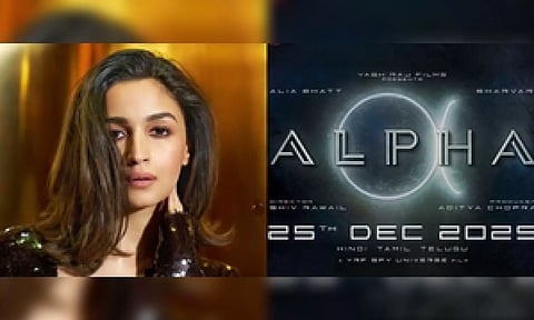 Alia Bhatt; Alpha movie poster&nbsp;