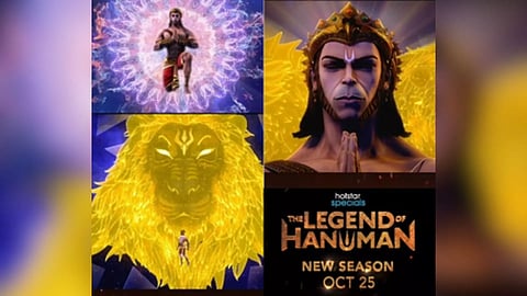 Screengrab from The Legend of Hanuman&nbsp;