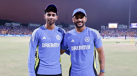 Mayank Yadav and Nitish Kumar Reddy make T20I debut in Gwalior. (Photo: X @BCCI)